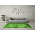 thumbnail image 3 of Ahgly Company Indoor Round Oriental Green Industrial Area Rugs, 5' Round, 3 of 4
