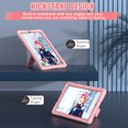 thumbnail image 4 of ELEHOLD Rugged Hybrid Case for Lenovo Tab M9 9.0"(TB-310FU, 2023), Tri-Layers Hard PC Soft Silicone Hidden Kickstand Anti-Scratch Shockproof Heavy Duty Case for Kids Men Women,Rosegold, 4 of 7