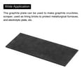 thumbnail image 4 of Uxcell Graphite Block Ingot Rectangle Graphite Electrode Plate Board 200x100x3mm for Melting Casting, Electrolysis Electroplating, 4 of 6