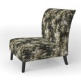 thumbnail image 3 of Designart « Forest Harmony » Fauteuil d'Appoint Rembourré Vert à Motif Floral - Fauteuil de Style Champêtre pour Salon, 3 of 7
