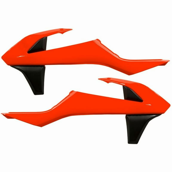 Acerbis Radiator Scoops Flo Orange