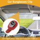 thumbnail image 2 of Clip para gafas de sol en el coche Unique Bargains, soporte universal para gafas de sol en el parasol del coche, ante metal rojo 10x4cm 1 Pcs, 2 of 7