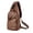 Coffee, variant on Stylago Leather Crossbody Sling Backpack for Women Men Vintage Leather Chest Bag Hiking Daypack Work Shopping Shoulder Purse Black