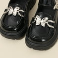 thumbnail image 6 of Black Kids Princess Shoes With Soft Rubber Sole For Daily Adventures And Party Occasions, 6 of 9