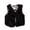 Purple, variant on Girls' Faux Fur Vest with Bow RH0792