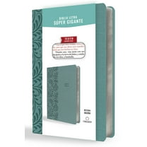 Biblia Reina Valera Letra Súper Gigante, SÃmil Piel Aguamarina / Spanish Bible Reina Valera Super Giant Print, Aquamarin, (Paperback)