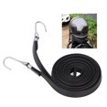 thumbnail image 6 of Nieyigj 10Pcs Heavy Duty Bungee Cords with Hooks, 2cm/0.79in Width Black High Elasticity Strap for Outdoor, Cars, Motorcycles, 2.5m / 8.2ft, 6 of 9