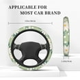 thumbnail image 4 of XMXT Warm Daisy Print Steering Wheel Cover, Elastic Non-Slip Universal Fit Car Decor Accessories Protector for Auto SUV Trucks, 4 of 8