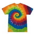 thumbnail image 2 of Colortone Tie Dye T-Shirts Rainbow Adult Sizes, Men 100% Cotton, 2 of 4