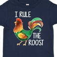 thumbnail image 4 of Inktastic Farmer I Rule the Roost Rooster Boys or Girls Toddler T-Shirt, 4 of 5