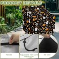 thumbnail image 4 of Renewold Outdoor Patio Chair Covers Dust Proof Water Resistant Swivel Lounge Chair Covers Halloween Home Decor for 4-6 Stackable Dining Chairs, 38"W x 38"D x 36"H, Cute Ghost Pumpkin Black, 4 of 7