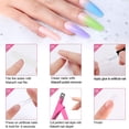 thumbnail image 4 of Long Clear Nail Tips Kit, 500 Pcs Acrylic Long Sharp Nail Tips, False Nails with Nail Glues & Nail File for DIY Nail Salon, 4 of 8