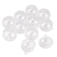 thumbnail image 1 of Adornos de Bolas Rellenables de Plástico Transparente Sunnimix Caja de Dulces de Navidad 4cm, 1 of 8