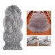 thumbnail image 3 of Cubierta de sofá de silla de oveja sintética suave Baoblaze Alfombra de área peluda para sofá de piso de dormitorio sala de estar decoración gris L, 3 of 8