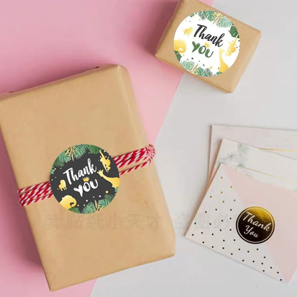GOOHOCHY 1500Ud Stickers Autoadhesivos Para Decorar Sobres Y Paquetes Con Mensaje