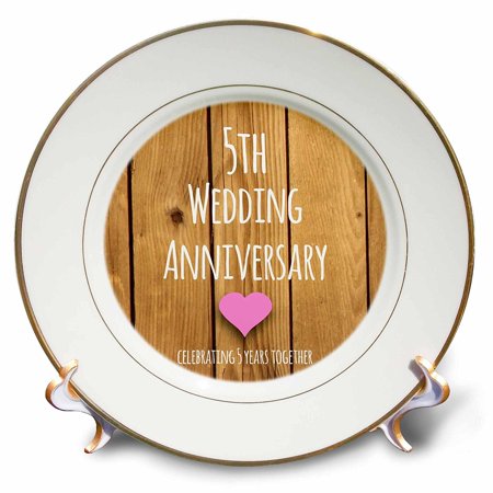 Rose 5th Wedding Anniversary Gift Wood Celebrating 5 Years Rose 5th Wedding Anniversary Gift Wood Celebrating 5 Years Together Fifth Anniversaries Five Yrs