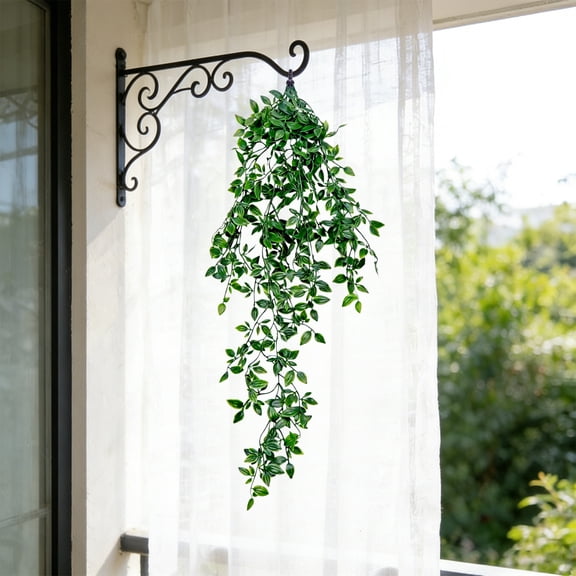 Ckraxd Artificial Hanging Plants, Fake Ivy Vines, Faux Trailing Greenery, Silk Foliage for Home Decor, Wall Decoration, Indoor Outdoor Decoration, Wedding and Party Decor