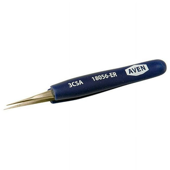 Aven 18056-ER Tweezers With Ergo Grips, Pattern 3C-SA