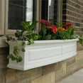 thumbnail image 3 of Pemberly Row 5ft Weatherproof Traditional Plastic Window Box in White, 3 of 7