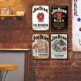 thumbnail image 3 of (9) (Juego 4 Uds) Pintura Hojalata Rectangular 30*40cm Jimbeam Plano Whisky Póster Caligrafía Y Serie Pintura, 3 of 9