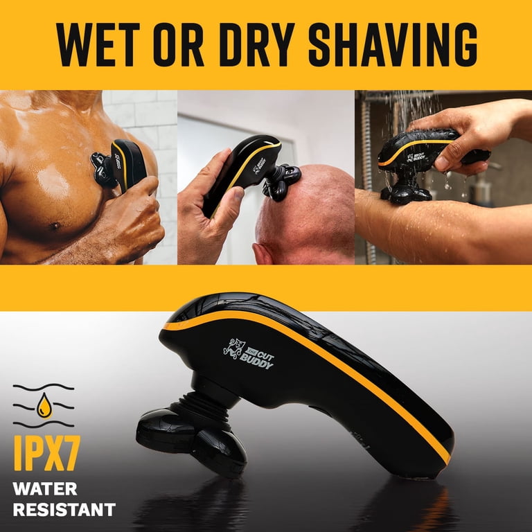 The Cut Buddy Bald Buddy Ergonomic Head Shaver, Gray photo 5
