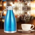 thumbnail image 2 of Jarra térmica de acero inoxidable de doble pared de 1,5 l para café, té y agua para cocina, 2 of 8