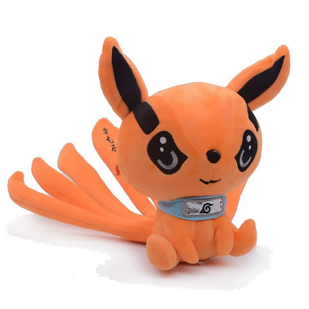 KLZO Anime Naruto Kurama Kyuubi Plush Toys Nine-Tails Fox Plush Doll