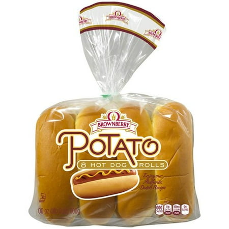 Arnold Potato Hot Dog Rolls, 8 count, 15 oz - Walmart.com