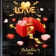 thumbnail image 5 of pstuiky Adhesivos para ventanas de San Valentín con diseño de corazón a rayas de acuarela. Decoración de doble cara con forma de corazón para el hogar, la oficina o la escuela., 5 of 5