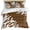Brown, variant on 3 Piece Coral Orange Duvet Cover Set California King,Microfiber Comforter/Quilt Cover with Corner Ties and 2 Pillowcases,Coastal White Ocean Marine Nautical Beach Soft Bedding with Zipper Closure
