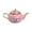 Pink, variant on Traditional Chinese Enamel Alloy Teapot Jewelry Container Trinket Storage Box