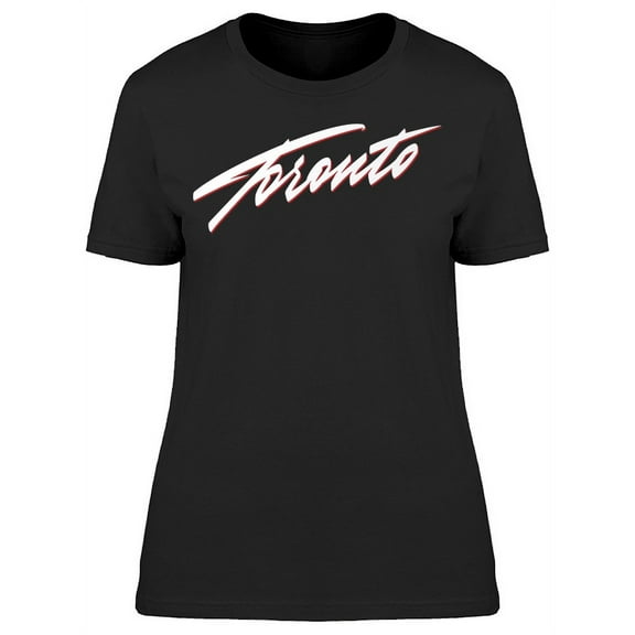 Toronto City Lettering T-Shirt Women -Image by Shutterstock, Female Medium