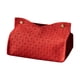 thumbnail image 1 of Dispensador de servilletas y papel con tapa rectangular para tocador y dormitorio Rojo, 1 of 9