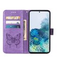 thumbnail image 4 of Dteck for Samsung Galaxy S20 Plus 6.7 Inch Wallet Case,Luxury PU Leather Shockproof Protective Shining Diamond Card Slots Holder Flip Case with Kickstand Magnetic Clasp Bracket Phone Cover,Lightpurple, 4 of 10