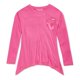 thumbnail image 1 of Sean John - Camiseta adornada con dobladillo de pañuelo para niñas, rosa, M (10) Sean John Camiseta adornada, 1 of 2