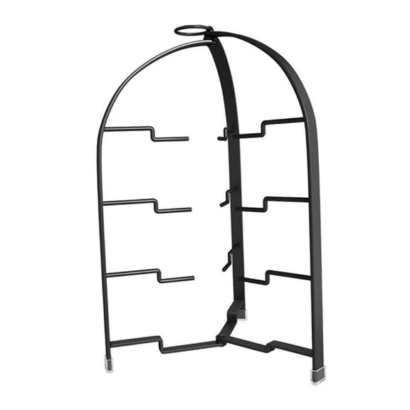 QSTDGVPW Pizza Pan Holder Foldable Food Preparation Shelf for Restaurant Dining Table 4 Layer