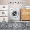 thumbnail image 4 of CHITOOMA 8'x10' Area Rugs for Living Room, Machine Washable Rugs Vintage Area Rug for Bedroom Dining Room Dorm Office with Non-Slip Backing, Stain Resistant Non-Shed Carpet, 4 of 10