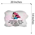 thumbnail image 4 of Watercolor Decal You Can Fill The World With Sunshine Living Room Wall Decal for Family Female Mouse Cherry Blossom Flowers Art Cute Themed Room Décor - Size: 20 In x 14 In, 4 of 5