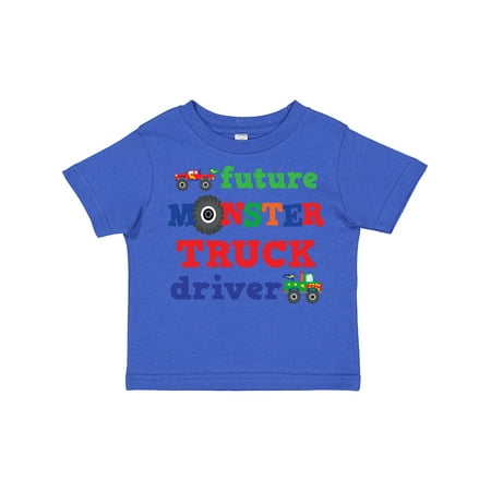 

Inktastic Monster Truck Future Driver Gift Toddler Boy Girl T-Shirt