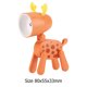 thumbnail image 3 of Luz De Noche Luz De Noche Lámpara de dormitorio de animales Lámpara ajustable para decoración de habitaciones (ciervo manchado naranja claro), 3 of 7