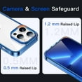 thumbnail image 4 of JETech Case for iPhone 14 Pro 6.1-Inch, Shockproof Phone Bumper Cover, Anti-Scratch Clear Back (Blue), 4 of 6