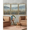 thumbnail image 4 of Drsoum Vintage Coastal Wildflower Field Wall Prints Classic Retro Farmhouse Landscape Wall Art 16x24in3pcs Natural Framed Rustic Decorations for Kitchen Bedroom, 4 of 6