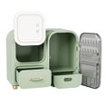 thumbnail image 3 of Makeup Organizers Storage Case with Lid and Drawers Design for Wife Mother Holiday Gift, 3 of 6