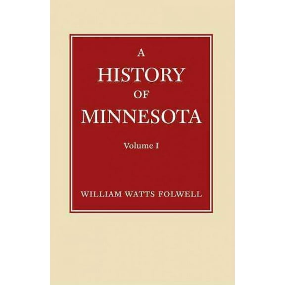 History of Minnesota V1 (Paperback)