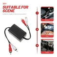 thumbnail image 3 of SHOWERORO Amplifier Noise Isolator 1Pack for Car Use Reduces Ground Loop Noise Black, 3 of 8