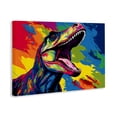 thumbnail image 2 of Stupell Industries Contemporary Brightly Colored Dinosaur Canvas Art, 30 x 20, by Creative Studio, 2 of 8