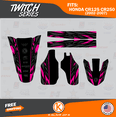 thumbnail image 2 of Kalair GFX Graphics Kit for Honda CR125 (2002-2007) Twitch Series, 2 of 5