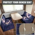 thumbnail image 2 of XYZCANDO Moon Butterfly RV Dinette Cushions Comfortable RV Dinette Cushion Covers for Women Couch Cushion Covers Universal Loveseat Sofa Chair Cover Furniture Protector Camper Purple, 2 of 7
