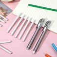 thumbnail image 4 of 12 Pcs Retractable Mechanical Eraser Pen Pen-Style Erasers Precise Erasing Pens White Pencil Eraser Refill,2 pcs x Pen-Style Erasers 10 pcs x Refill, 4 of 8