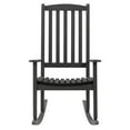 thumbnail image 4 of Patioflare Acacia Wood Patio Rocking Chair, Grey, 4 of 6